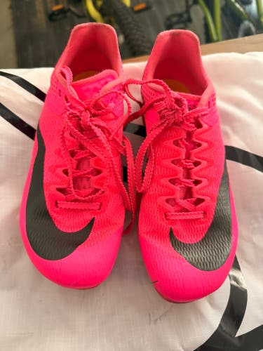Pink Unisex 2.5Y (Big Kids / Youth) Youth Nike Zoom rival Sprint Shoes (Used)