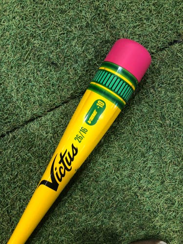 2024 Victus Vibe Alloy Bat USABat Certified (-10) Alloy 16 oz 26" (Used)