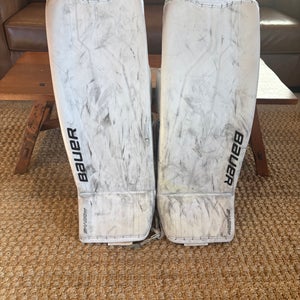 Small Bauer Supreme Shadow Goalie Leg Pads (Used)