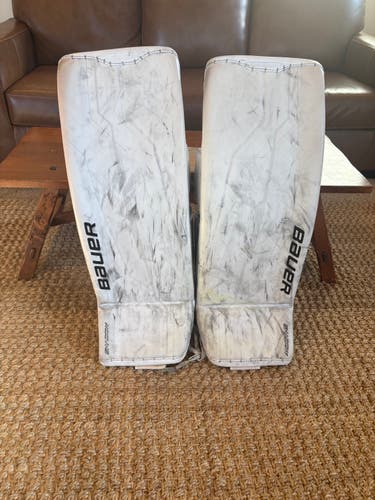 Small Bauer Supreme Shadow Goalie Leg Pads (Used)