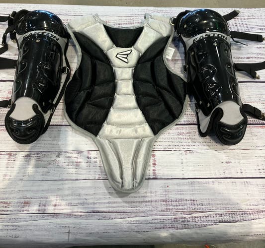 Youth Easton Black Magic Catcher's Set (New) - No Helmet