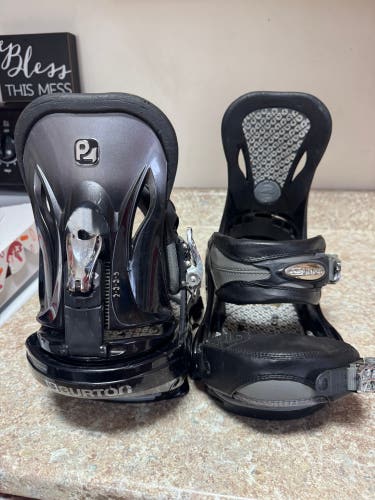 Burton P1 LG Snowboard Bindings large binding All Mountain (Used) rare vintage