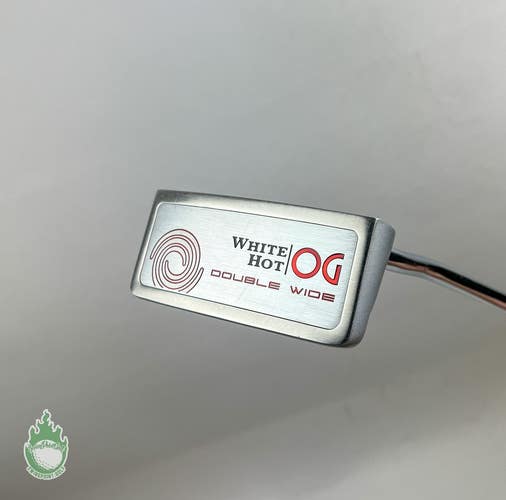 Used Right Handed Odyssey White Hot OG Double Wide 34" Putter Steel Golf Club