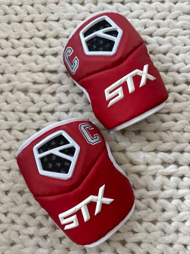 Cornell Big Red Team Issued Large Adult STX Cell IV Arm Pads (New)
