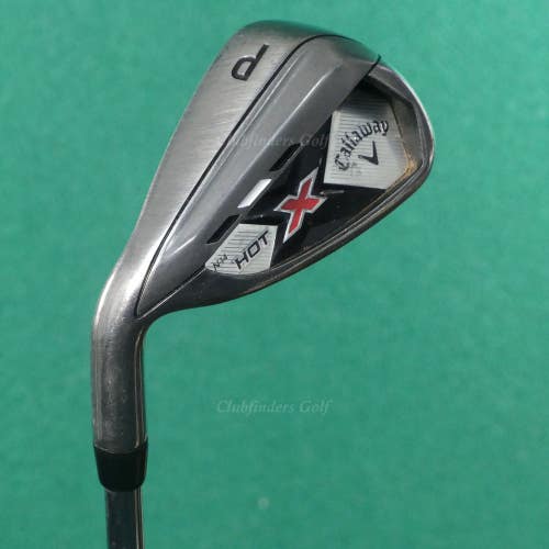 LH Callaway X-Hot N-14 PW Pitching Wedge Factory True Temper Steel Uniflex