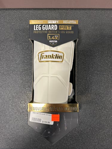 Franklin PRT Leg Guard Senior White/Gold (New)