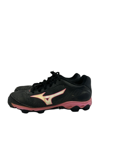 Used Mizuno 9 SPIKE BB/SB Cleats Black And Pink Junior 04 11692-S000147880