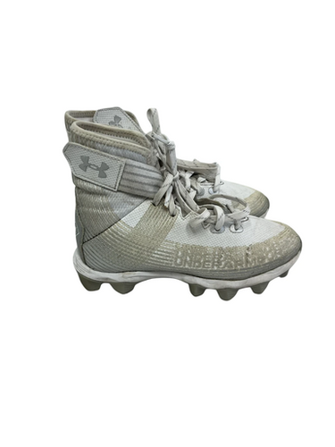 Used Under Armour HIGHLIGHT Jr FB Cleats White Junior 02 11692-S000147927