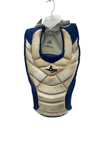 Used All-Star CPW14.5S7 Catchers Chest Protector White Adult 11692-S000147965