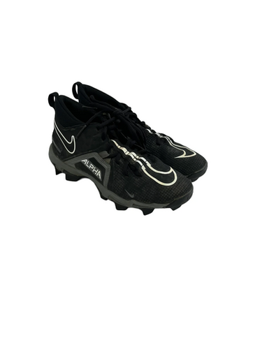 Used Nike ALPHA MENACE 3 SHARK Jr FB Cleats Black Junior 06 11692-S000147976