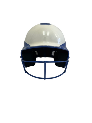 Used RIP-IT HELMET W/ MASK Batting Helmet w/Mask Royal Blue And White S/M 11692-S000148042