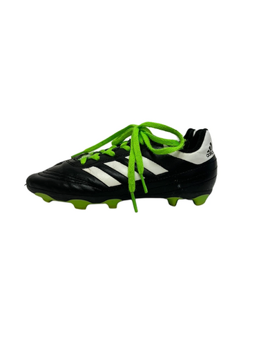 Used Adidas GOLETTO Soccer Cleats Black And White Junior 01 11692-S000148058