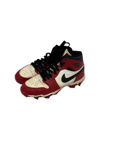 Used Nike JORDAN 1 BB/SB Cleats White And Red Junior 05 11692-S000148115