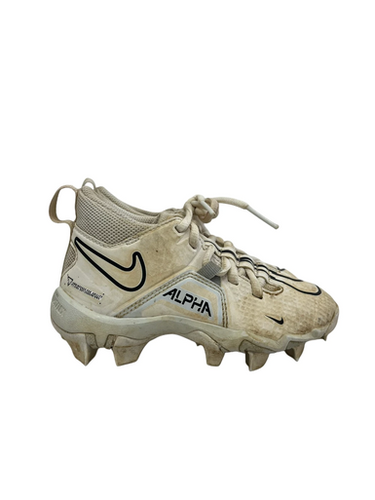 Used Nike ALPHA MENACE SHARK Youth FB Cleats White Youth 10.0 11692-S000148146
