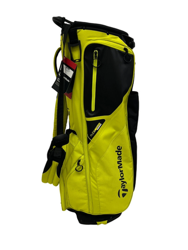 Used Taylormade FLEXTECH Mens Stand Bag Optic Yellow 11692-S000148136