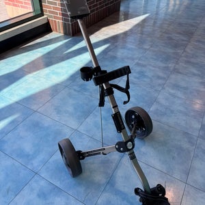 On Course Titanium XL Push Cart (Used)