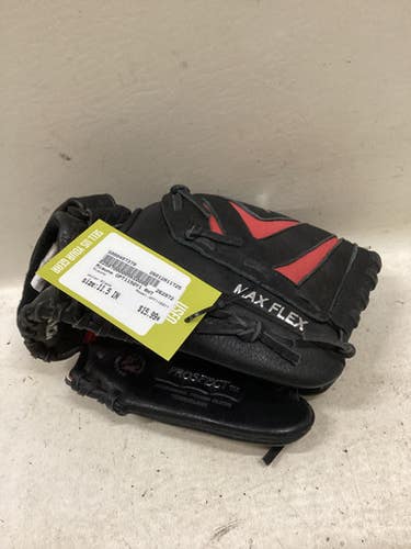 Used Mizuno GPT1150Y1 BB/SB Glove RH Throw Black 11 1/2" 11725-S000497379