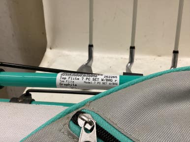 Used Top Flite 7 PC SET W/BAG Jr Package Set RH Teal 7 Piece 11725-S000497957