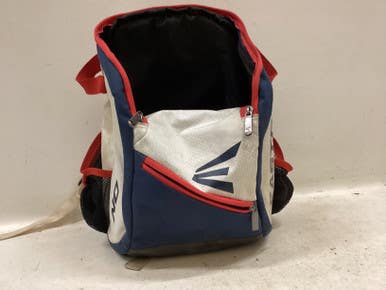 Used Easton BACK PACK USA BB/SB Player Backpack White/Royal/Red 11725-S000497965