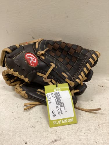 Used Rawlings H150BRC BB/SB Glove RH Throw Brown 11 1/2" 11725-S000498114