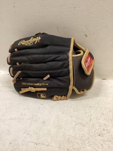 Used Rawlings H105IBR BB/SB Glove RH Throw Black 10 1/2" 11725-S000498165