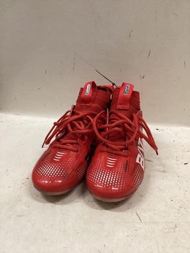 Used Battle Sports Jr FB Cleats Red Junior 05 11725-S000498921