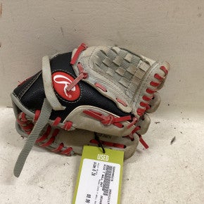 Used DICK T BALL RHT BB/SB Glove T-ball Black 8" 11725-S000499216