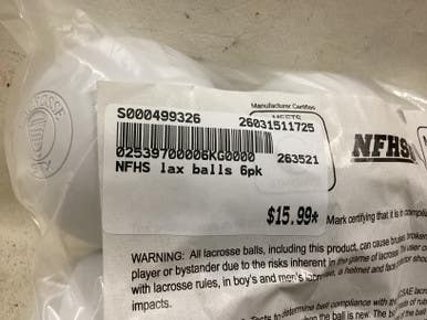 Used Lacrosse Accessory 11725-S000499326