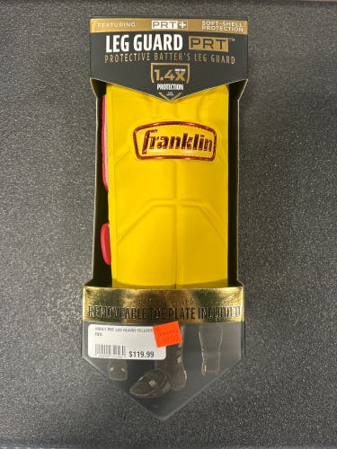 Franklin PRT Leg Guard Senior Yellow/Red (New)