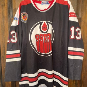 BRANTFORD 99ERS  GAME WORN JERSEY GOJHL #13
