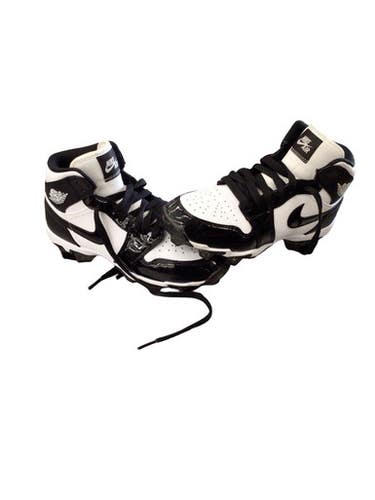Used Nike JORDAN CLEATS BB/SB Cleats Black And White Junior 04 11760-S000089430