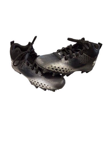 Used Under Armour Jr FB Cleats Black Junior 04 11760-S000089420