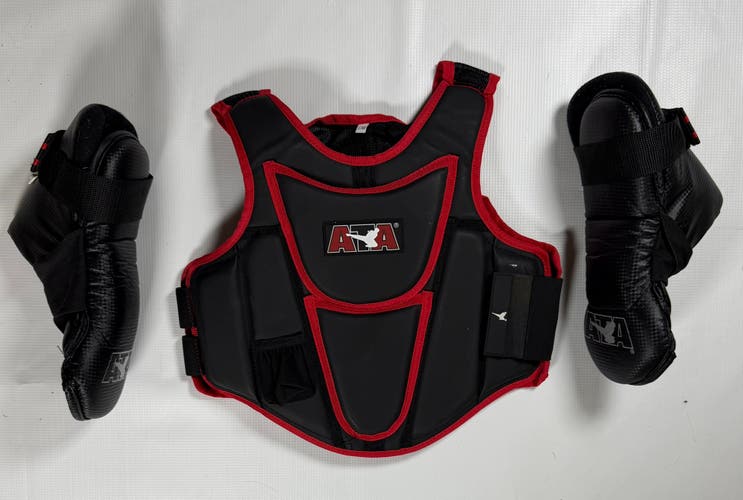 Youth Medium ATA Mixed Martial Arts Sparring Vest and Foot pads