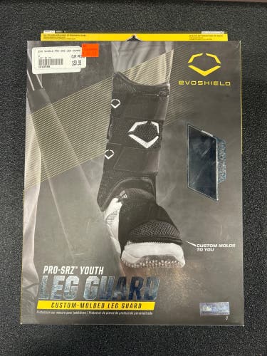 EvoShield Pro-SRZ Leg Guard Youth Black (New)