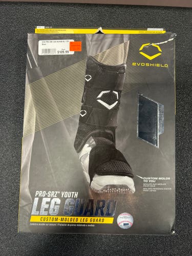 EvoShield Pro-SRZ Leg Guard Youth Black (New)