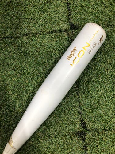 2024 Rawlings Icon Composite Bat USSSA Certified (-10) Composite 19 oz 29" (Used)