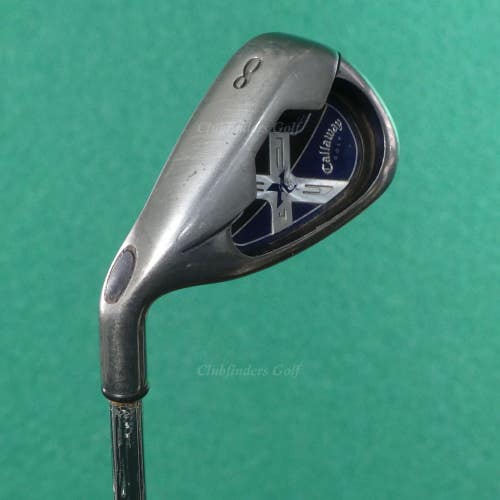 LH Callaway X-18 Single 8 Iron Factory True Temper Steel Uniflex