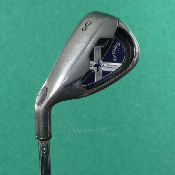 LH Callaway X-18 Single 8 Iron Factory True Temper Steel Uniflex