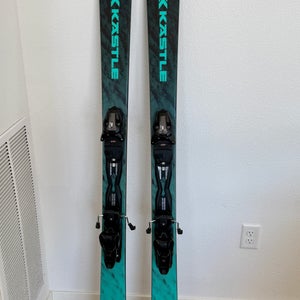 NEW 2026 Kastle M9 87mm waist, 179cm length w/ Kastle 4-14 DIN bdg - skied once