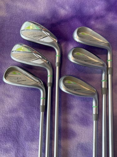 Women's TaylorMade Kalea Ladies Iron Set Right Handed Regular Flex Graphite Shaft (Used)