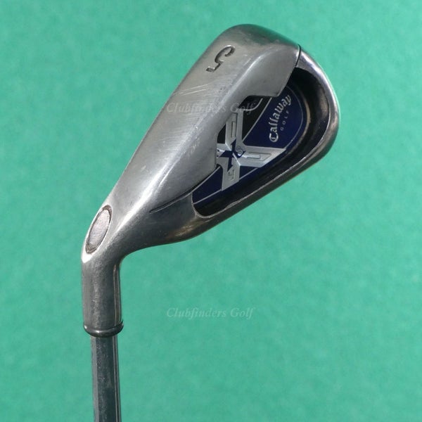 LH Callaway X-18 Single 5 Iron Factory True Temper Steel Uniflex
