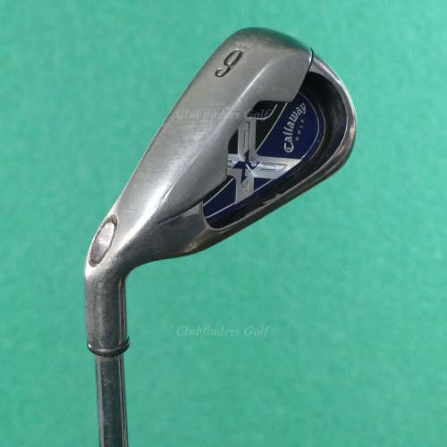 LH Callaway X-18 Single 6 Iron Factory True Temper Steel Uniflex