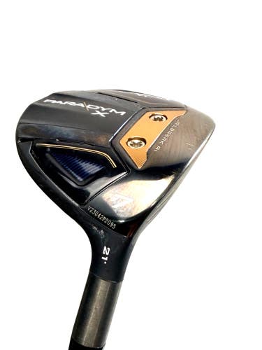 Callaway Paradym X 7 Wood 21 Cypher Black 50g Senior Flex