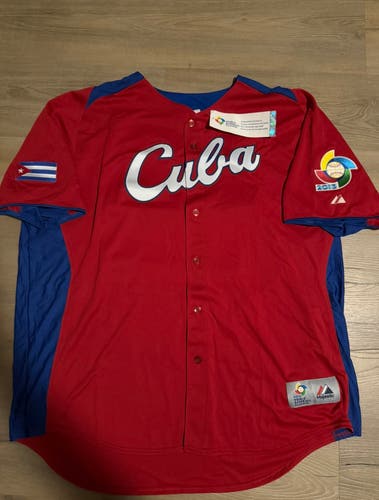 Cuba Jose Abreu 2013 World Baseball Classic Jersey