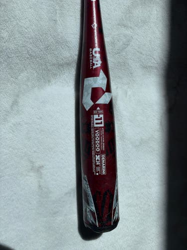 2023 DeMarini Voodoo One Alloy USABat Certified Bat (-11) 19 oz 30" (Used)