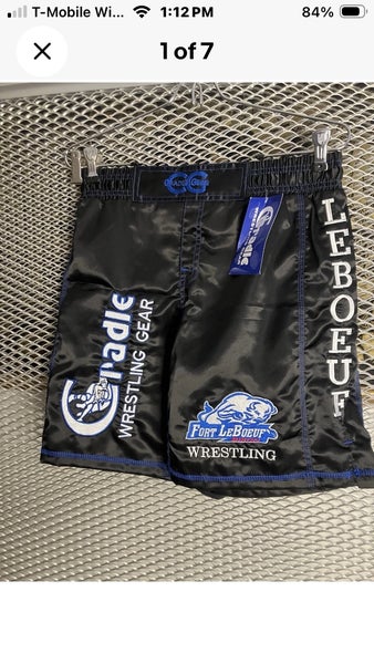 Cradle Gear (NWT black bison wrestling shorts small