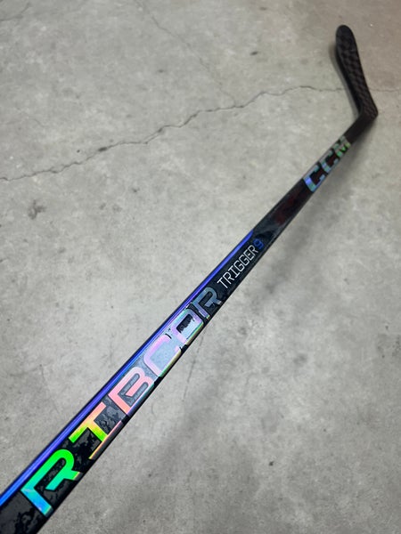 75 Flex P28 Senior CCM RibCor Trigger 9 Left Hand Hockey Stick Pro Stock (New)