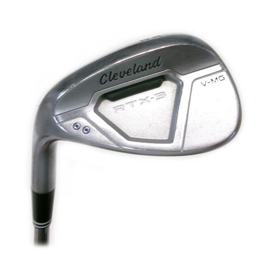 LH Cleveland RTX-3 V-MG 54*/11* Gap Wedge Steel True Temper DG Wedge Flex