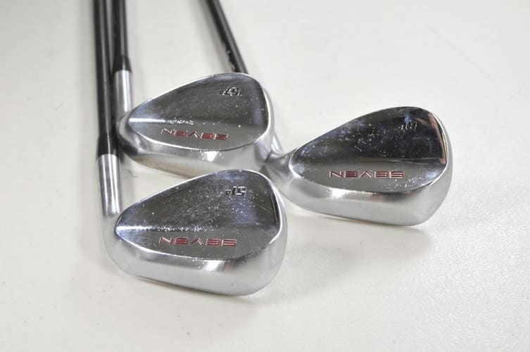 Seven Golf ST 51*, 57*, 61* Wedge Set Axiom VeloCore 105g Stiff Graphite #208165