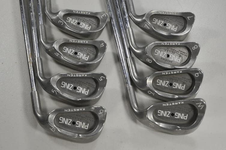Ping Zing 3-W Iron Set Black Dot Right JZ Stiff Flex Steel # 210727